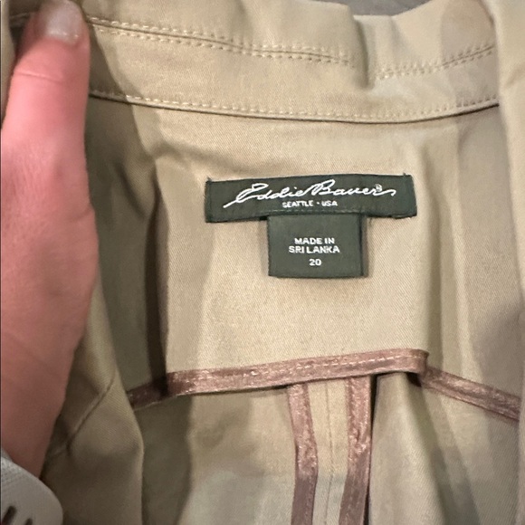 Eddie Bauer women’s Beige Jacket size large - Picture 3 of 11